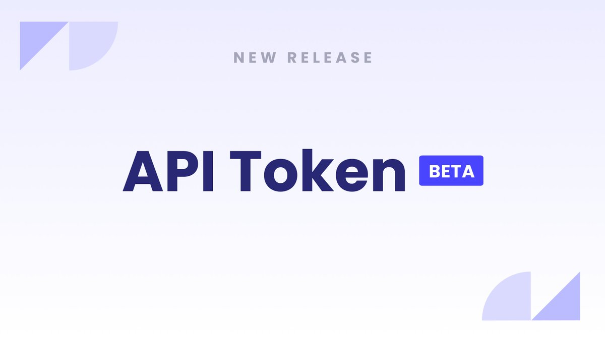 API Token beta is here! 🎉
Manage authorized access to Content API, with more granularity.

Try it out running the CLI
`npx create-strapi-app@beta`

👉 Check the docs here  strp.cc/3U2eMGI

Share your feedback here 👇
strp.cc/3TYl629