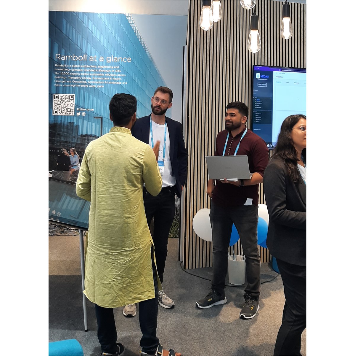 EkatvamI's tweet photo. September 12
2nd Day of the World Water Congress &amp; Exhibition.
The co-founders passionately pitch Ekatvam's solution to a potential audience and interact with various industries.
#ekatvam #water #watersaving #wtermanagement #ramboll #denmark #teamindia #india #tata #tatatrusts https://t.co/oinSWv8qMN