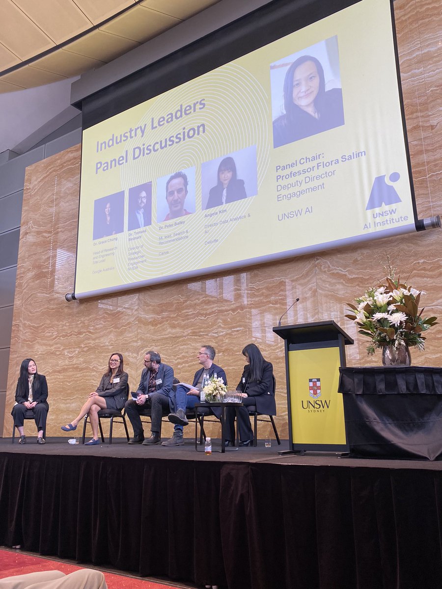What wicked problem can the #AIAustralia community join forces on? Industry panel:
- AI for good
- Responsible AI
- Responsible Metaverse
- Tech and AI literacy and inclusion 
- Explainability

@unsw_ai  @TobyWalsh @harisazizk 
congrats on the launch
