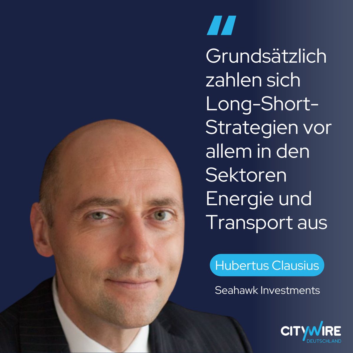 CW_Deutschland's tweet photo. Long-Short-Strategien im Bärenmarkt: „Wir versuchen in jeder Phase Geld zu verdienen“

➥ https://t.co/VSt5k4UPiT
Hubertus Clausius von Seahawk Investments setzt auf Long-Short-Strategien in den Sektoren #Energie &amp; Transport. Mehr dazu im #Interview.
@Journofischer
#investments https://t.co/pE10Zagt0e