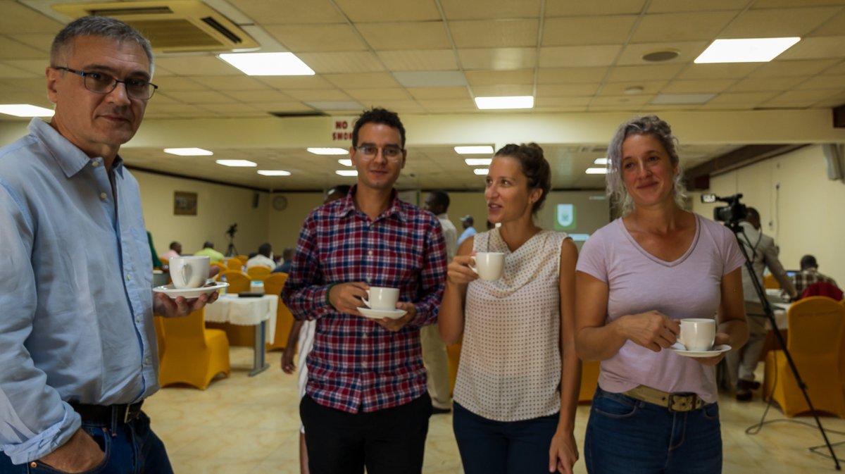 PHIM_research's tweet photo. [#phimproject] ☕️12 &amp; 13 september #ROBUST Kick-off meeting in Kampala 🇺🇬🇪🇺 #Coffee #Agroforestry #Genetics #Pest #Disease #Microbiota #Cimate #DeSIRA @EU_Commission @narouganda @NaCORIUganda @NAFORRI_UG @Makerere #IWCA #UCFA @WUR @StrandLife @icipe @DAFNAE_UniPD @ird_fr @Cirad https://t.co/MeBop0umbG
