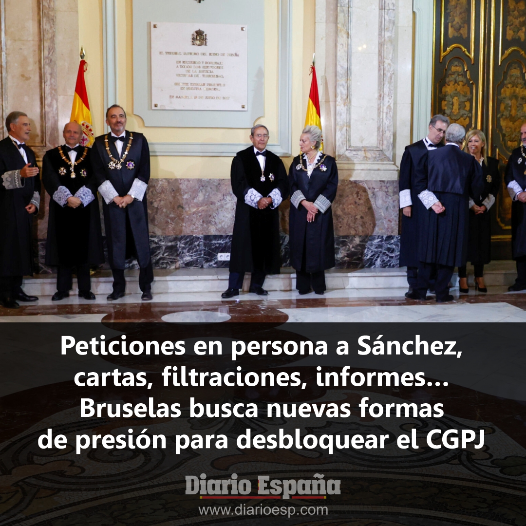 Peticiones en persona a Sánchez, cartas, filtraciones, informes… Bruselas busca nuevas formas de presión para desbloquear el CGPJ
#españa #existenceispain #pedrosanchez #madridfans #ilovemadrid #holabarcelona #lovesbarcelona #barcelonamenamora #malagahoy #valenciaesoro
