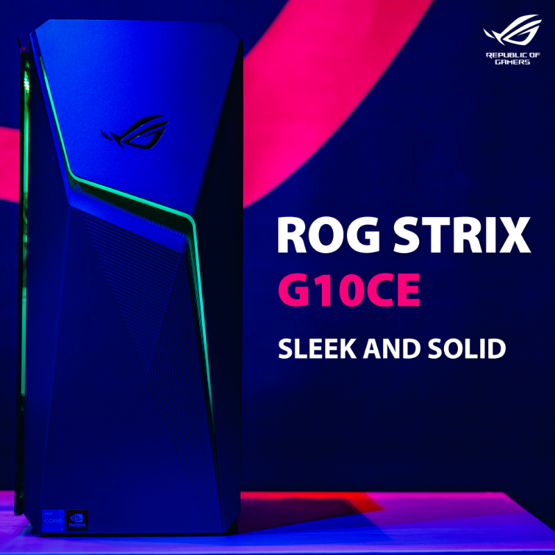 ASUS_ROG_IN's tweet photo. Sleek, Stylish & Sturdy, the ROG Strix G10CE combines the best of 11th Gen Intel Core i7 CPU & Nvidia RTX 3060 GPU to deliver exhilarating gaming experiences.
#ROG #ROGIndia #ROGDesktops #IntelGaming #GamingDesktop #11thGen #IntelInside