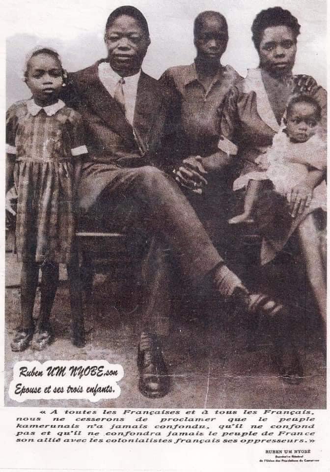 Remember UM NYOBE

Um Nyobé et sa famille 
Il y a 64 ans , le Mpodol était lâchement assassiné par le régime colonial et ses supplétifs locaux.
#RubenUmNyobe #Cameroun #UPC