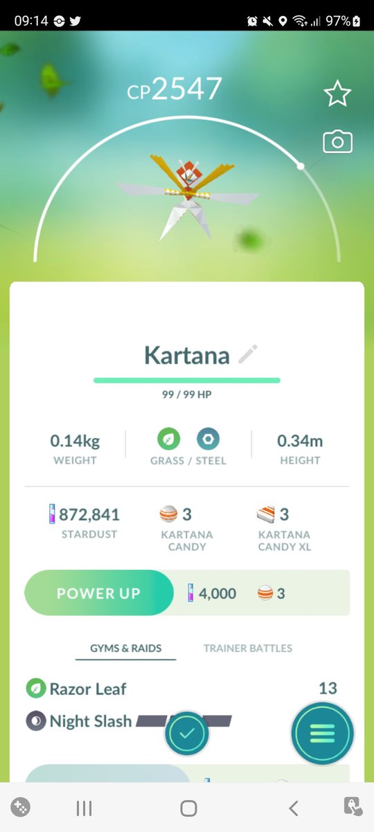 marvelgeek83's tweet photo. @PokemonGoApp An hour of refreshes and I finally got both 🙌 https://t.co/7MCxUVB1Zz