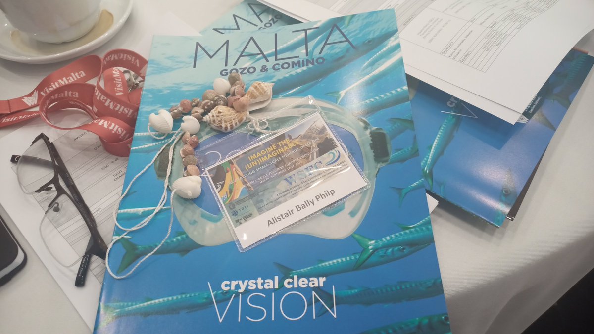 CreelScff's tweet photo. Great to see delegations from Scotland, England &amp; Wales attending the #4WSFC European small scale fisheries Congress in Malta
Welsh gov here but no support from or sign of @scotgov !
@marinescotland
@YourFishingNews
Thanks to @LIFEplatformEU &amp; @BlueVentures for help getting here https://t.co/FpSU1IYGeo