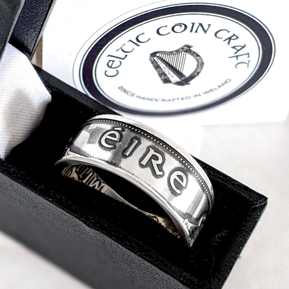 CelticCoinCraft's tweet photo. Who remembers the Millennium Punt? There was also a silver version of the coin minted that makes a great, chunky ring. https://t.co/w1EAeRXTM9 https://t.co/xXSaIhzvzt