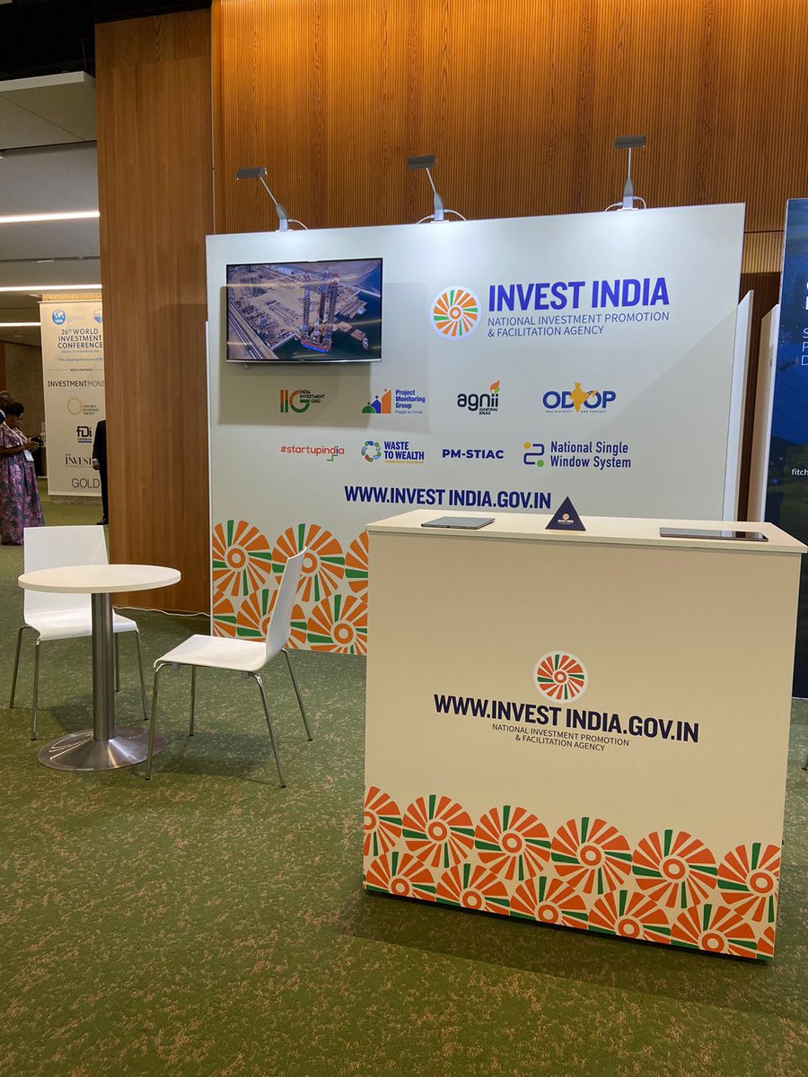 Visit <a href="/investindia/">Invest India</a>'s booth at the #WIC2022 to explore various investment opportunities &amp; growth avenues in #NewIndia!

For more details: waipa.org/wic/

#WIC #WAIPA #InvestInIndia