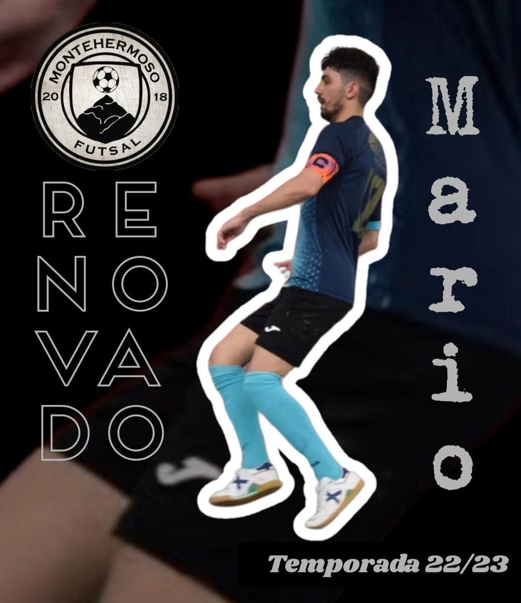 MontehermosoFu1's tweet photo. TERCERA DIVISIÓN NACIONAL

Temporada 2022/23

Presentación de plantilla

Mario López 
ALA IZQUIERDA (@MarioLopez__) 

#MeGustaElFutsal
#NiUnPasoAtrás https://t.co/ObS1dTVodh