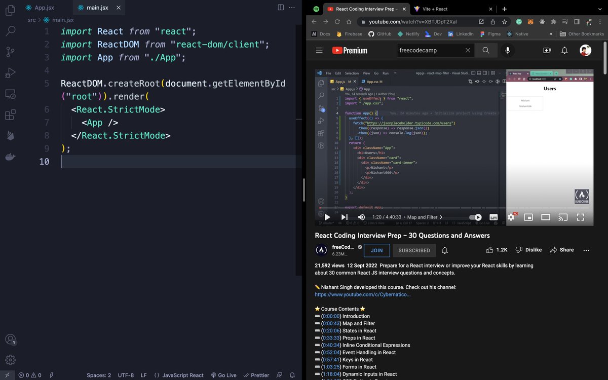 ___prakhar's tweet image. Day 2️⃣4️⃣ of #ReactJS ⚡️⚡️
 
Honestly, I have never been so keen on wanting a job 🤣
For those nerds who want to know what I learned 
1. React Testing Library ⚙️
2. Lazy loading in React ⚛️
3. and Making custom hooks 🪝
/* #100DaysOfCode #webdev #reactjs */