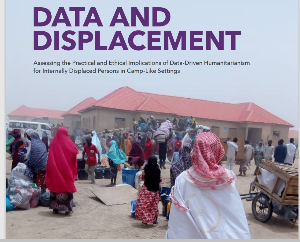 Read our Final Project Report on the #ethical and #operational challenges of #datadriven #humanitarianism for #IDPs in camp-like settings in #Nigeria and #SouthSudan
You can access the report on our project webpage here: bit.ly/3dcPTHN