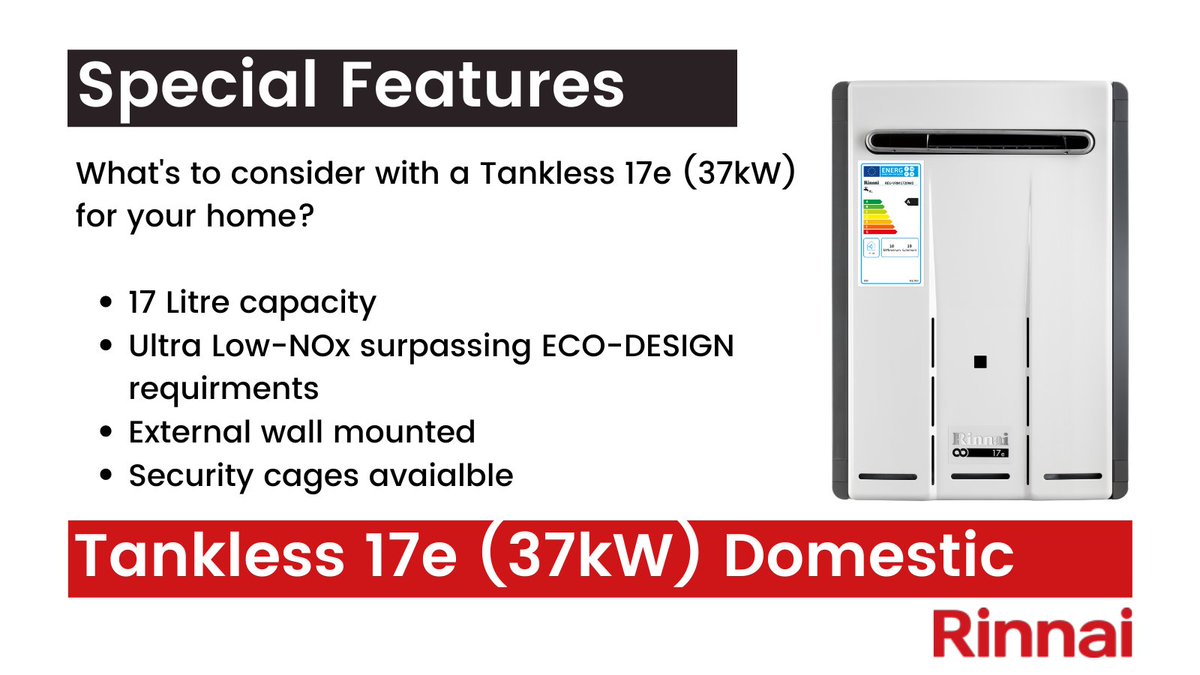 rinnai_uk's tweet photo. The externally mounted A-series 17e external multipoint water heater gives greater flexibility at the design stage and can offer an alternative solution where flue runs are problematic or internal space is not available. 🏡

Click here for more details ➡https://t.co/zsf9eEVRUX https://t.co/2jnRNaGZqy