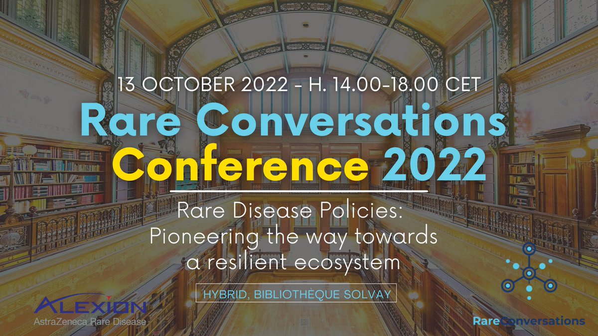 EUCOPE's tweet photo. 💡On 13 October, we will join the #RareConversations Conference 2022, in the splendid setting of Bibliothèque Solvay (#Brussels). We will discuss which future #raredisease policies can pioneer the way towards a resilient ecosystem. 
🔗 Register: https://t.co/9h4u4izgF1 https://t.co/ItvfBuzWkz