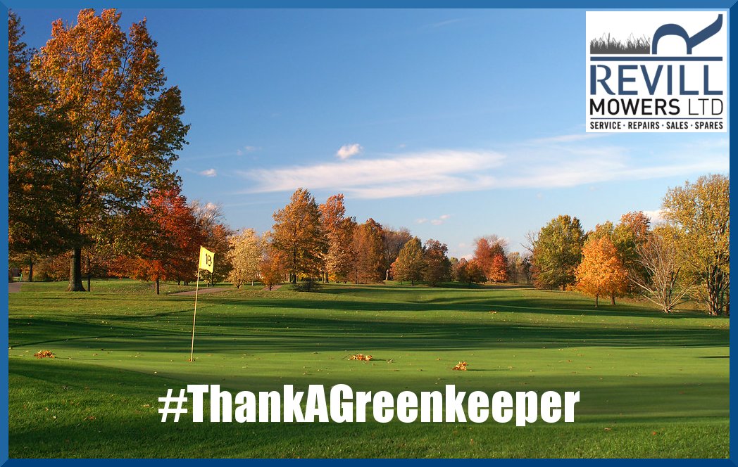 Today is international #ThankAGreenkeeper Day, so - To all the Green Keepers we know - Thank You!
Thank you for keeping courses in pristine condition, for your hard work &amp; dedication, for choosing Revill Mowers to support &amp; maintain your equipment.
Thank you for all that you do!