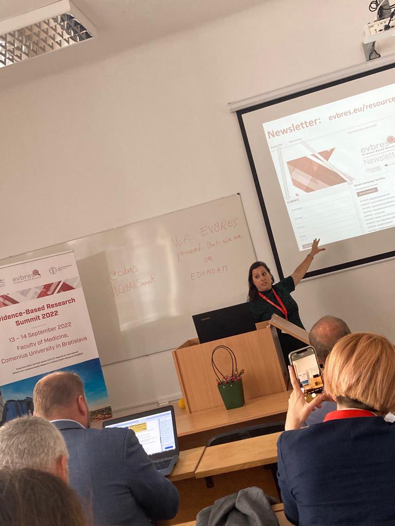 Livia Puljak (@liviapuljak) on Twitter photo #EVBRESummit
<a href="/CarolineBlaine/">Caroline Blaine</a> is giving an update about the <a href="/evbres/">EVBRES - COST Action</a> communication strategy #EVBRESummit
<a href="/CarolineBlaine/">Caroline Blaine</a> is giving an update about the <a href="/evbres/">EVBRES - COST Action</a> communication strategy