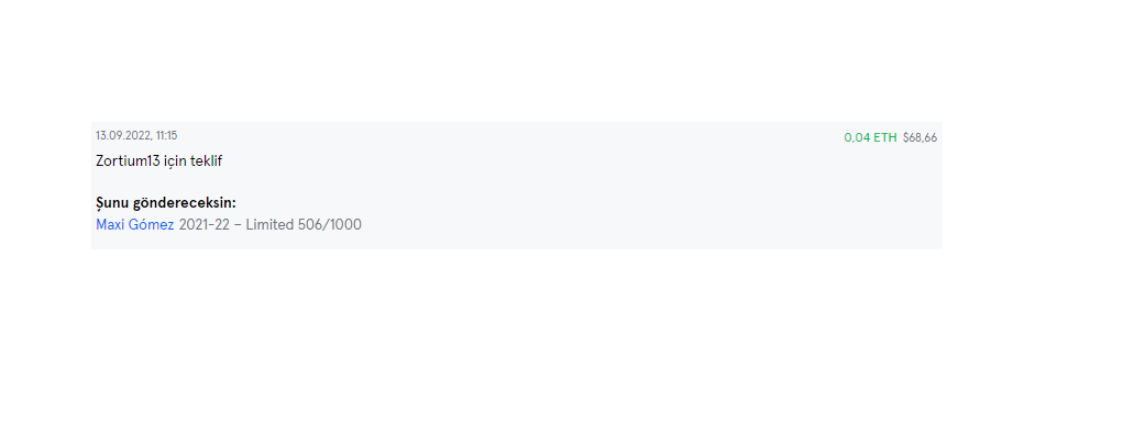 0.04 eth vedalaştık.