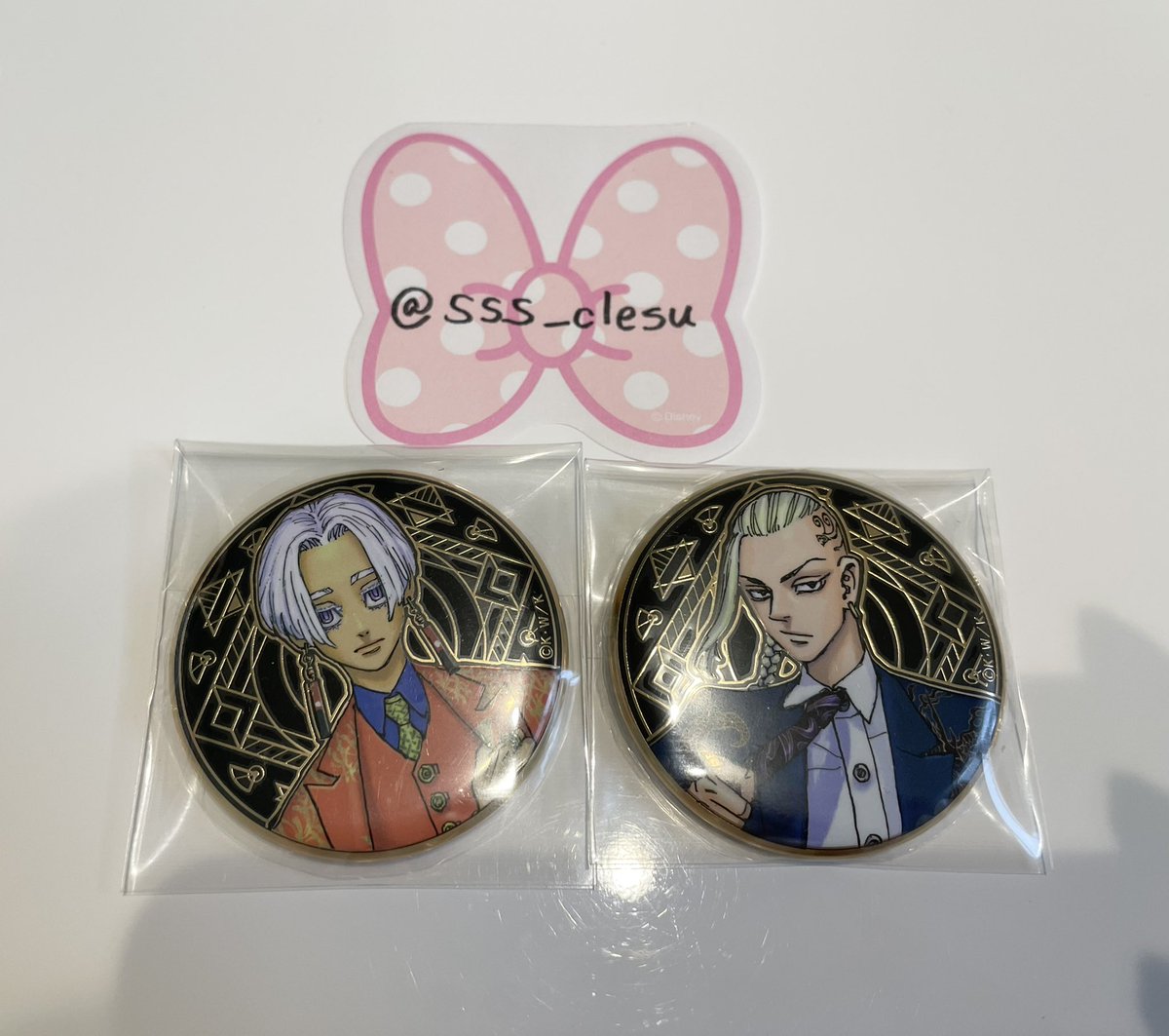 sss_clesu's tweet photo. 【交換】
東京リベンジャーズ　東リベ
原画展　ぱしゃこれ　缶バッジ

譲　ぱしゃこれ→花垣、羽宮、鶴蝶、稀咲
　　缶バッジ→龍宮寺、イザナ

求　ぱしゃこれ→佐野、乾
　　(画像⭕️のついてるもの)
　　缶バッジ→佐野＞乾

郵送希望です。
検索からでも気軽にお声がけください。 https://t.co/3NlFVEAiz3