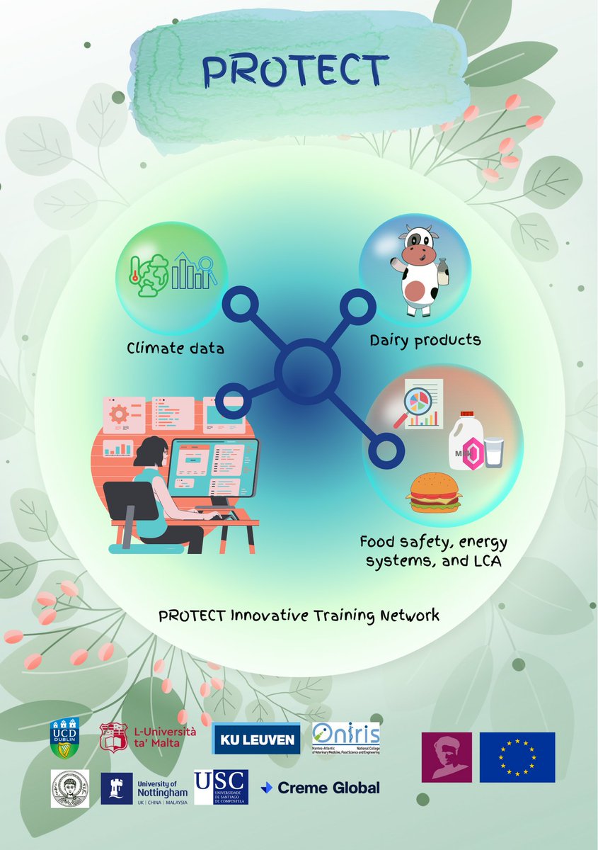 The PROTECT Training Network develops and integrates modelling capabilities to assess the effects of climate change on food safety. Please follow the link to access the open-access comic. Thanks to the #UCDrepository!
hdl.handle.net/10197/13121