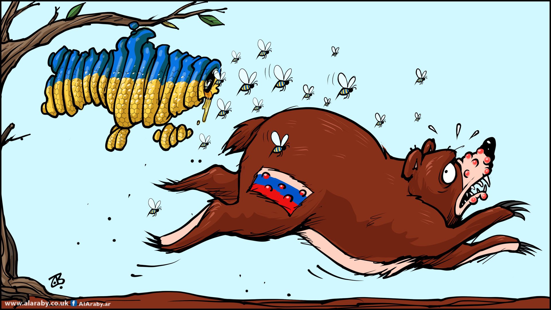 Карикатуры  с медведем