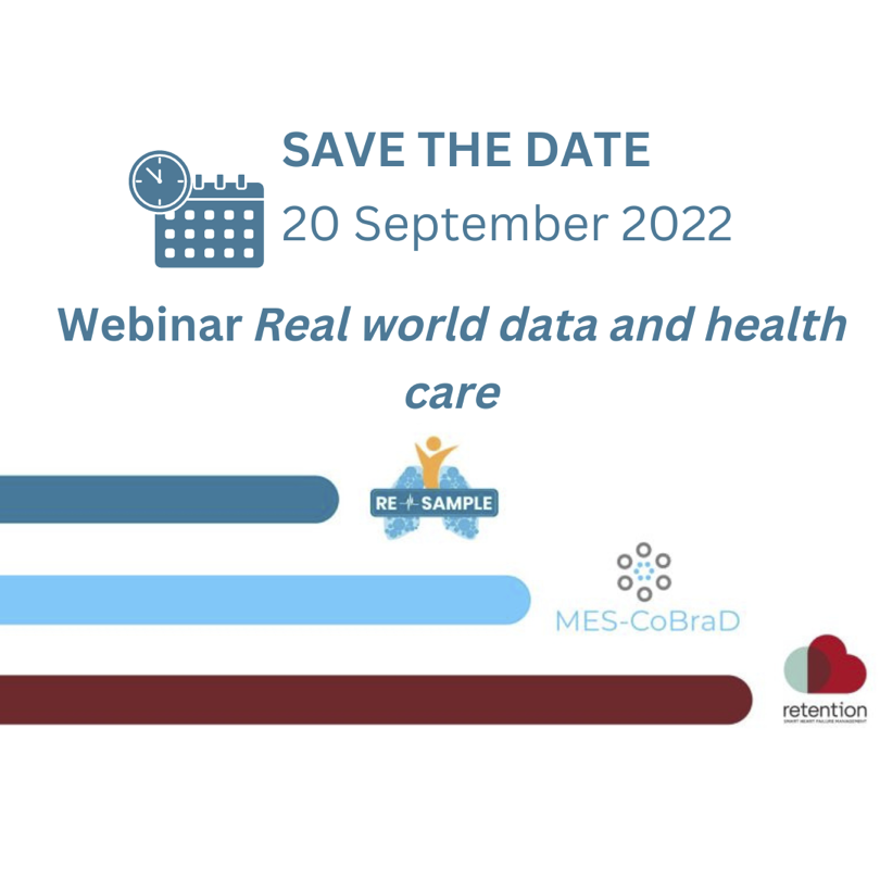 Do you want to learn more about the potential of #machinelearning and #rwd in #healthcare? 
Come and listen how @MESCoBrad, @resample_h2020 and @Retention_EU explore these opportunities on 20 September 2022 at 12h! 
Register here 👉 teams.microsoft.com/registration/-…