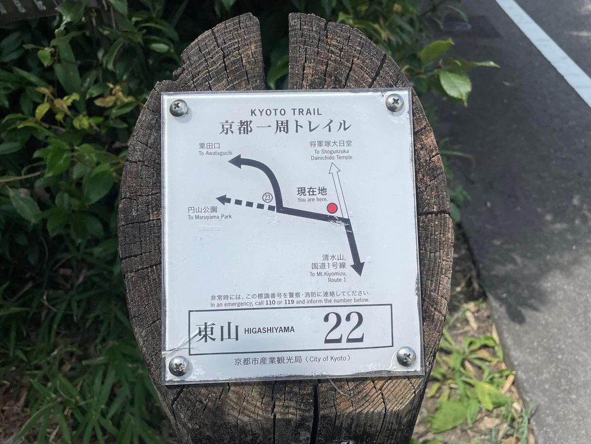 Abook34's tweet photo. この日は墓参りを兼ねて
馬町交差点から坂を登り
京都女子大横から東山へ
三条・蹴上方面に歩いて
阿含宗大菩提寺の所から
左に折れると #将軍塚 🌃
夜景を見に来た思い出に
浸りつつ知恩院に下山😌

https://t.co/iqbYUCZHb8

#東山トレイル #知恩院
#京都一周トレイル東山コース
#今週は京都ネタ https://t.co/dnfqSWvzWr