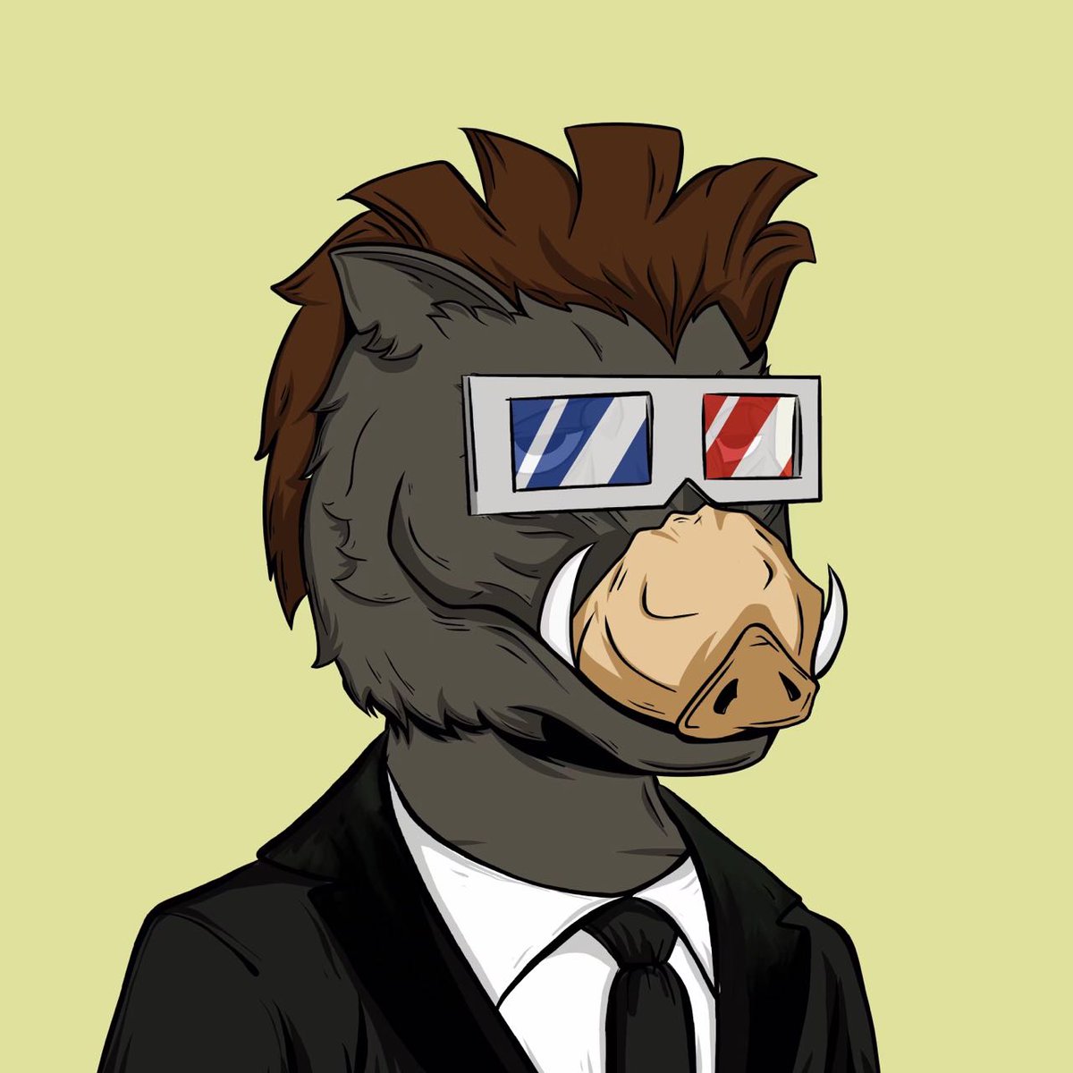 Boarclub_nft's tweet photo. Suit mob boar. You may have been terrified @BigPigYuckClub
#BigPigYuckClub #FreeMintNFT #NFTCommunity #BOARCLUB https://t.co/bpQOiCWqCV