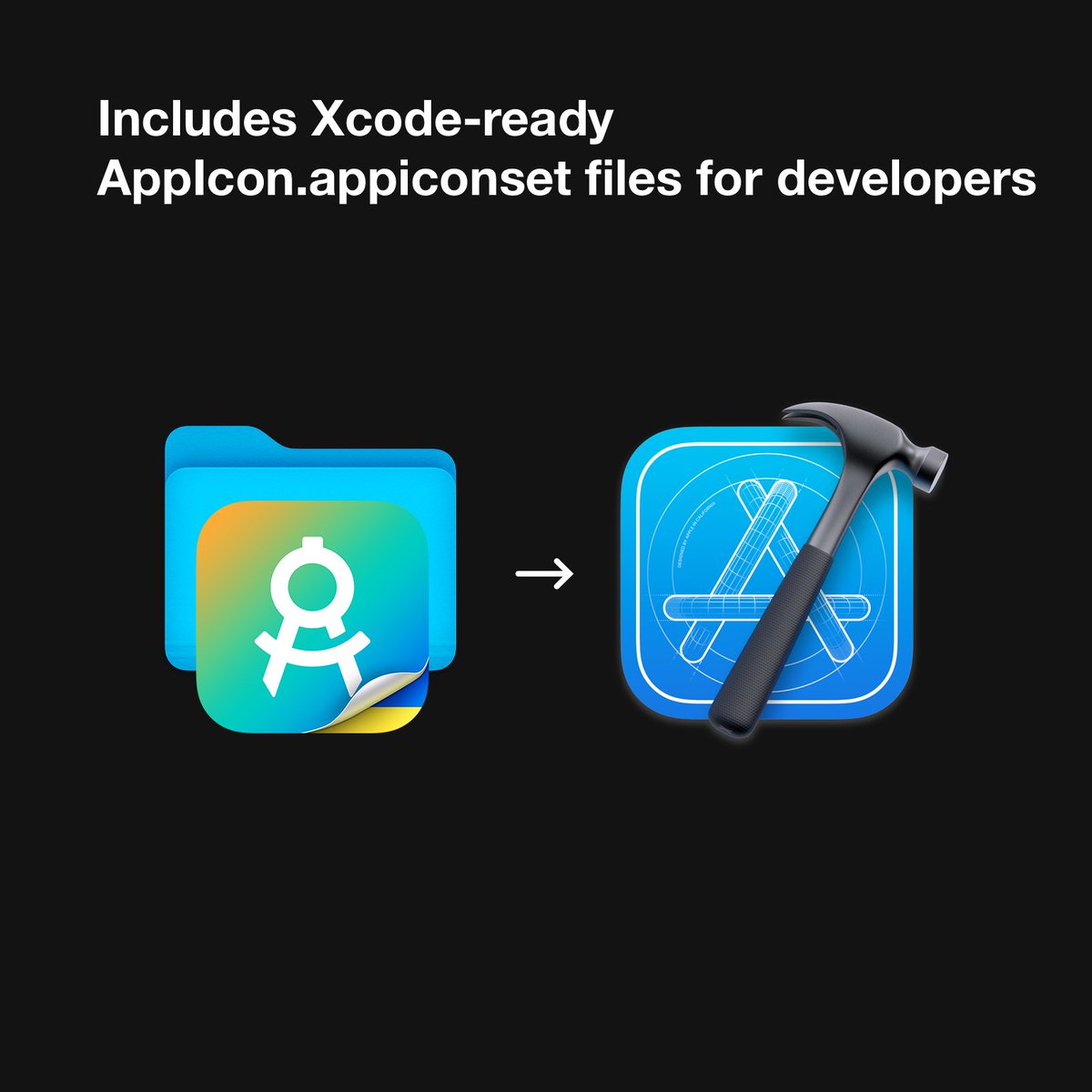 applypixels's tweet image. We are celebrating #iOS16 day, by releasing The iOS 16 App Icon Template for Photoshop, Sketch &amp;amp; Figma! → applypixels.com/resource/ios16…

Lots of tweaks. Same solid features!

🖌 Design a single size
📱 Contextual previews
✨ Guides, colors &amp;amp; folds