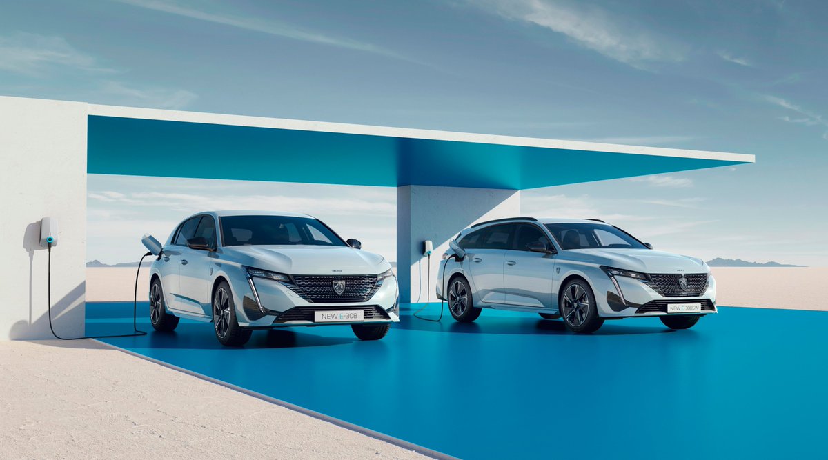 autonotizen's tweet photo. Der elektrische Peugeot 308 kommt Mitte 2023, auch als Kombi. Hier sind erste Informationen und Fotos: https://t.co/6EoHIEEYGj #Peugeot #Elektroauto #Auto @StellantisDE @PeugeotDE https://t.co/Lkpubilqdb