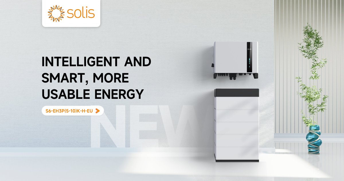 Solis_Inverters's tweet photo. #SolisInverters Smart Green Energy, Activate Zero Carbon New Life. Solis S6-EH3P(5-10)K-H-EU, an efficient and reliable inverter, the foundation of any solar energy storage system, is designed for the future. Knows more: https://t.co/iUkzs8OUeu https://t.co/MUDNLMLThE