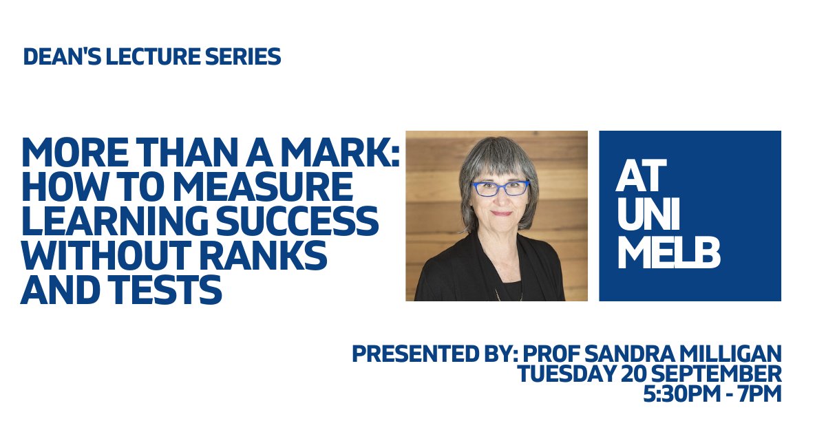 Students who start behind end up finishing behind. Some even graduate without ever learning to read. So, can schooling be changed so that every young person succeeds? Sign up to hear assessment expert Prof Sandra Milligan explain new ways to test → unimelb.me/3cGGxUk
