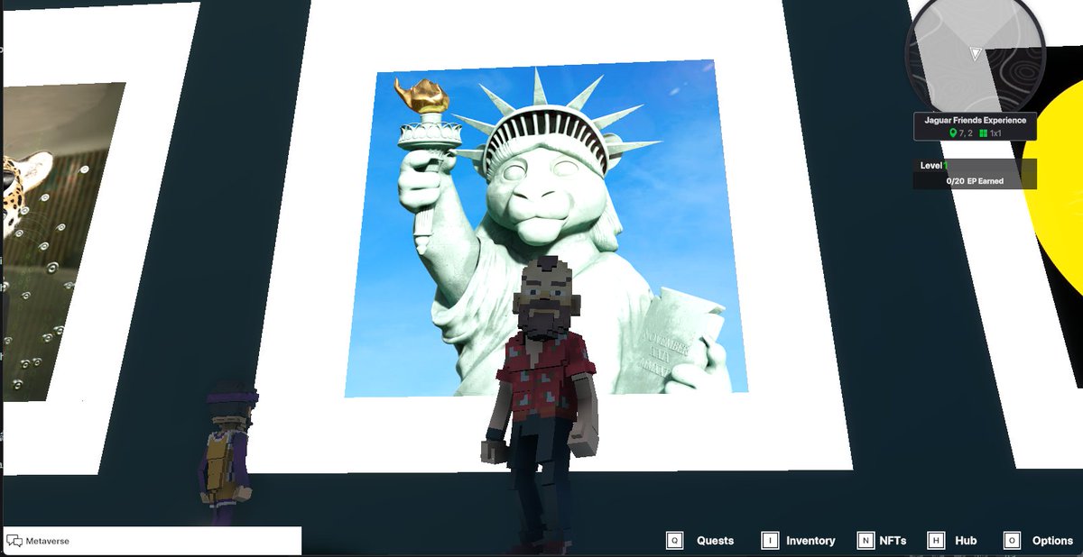 sins84867's tweet photo. @TheSandboxGame @jagfriends_nft I just finished my quest on 
@jagfriends_nft

 experience on the #sandboxalphaS3 for a chance to win a Season 3 Alpha Pass! Here I am in Legendaries Room, check out my screenshot!

#jaguarfriends https://t.co/EMuWDYrA7L
