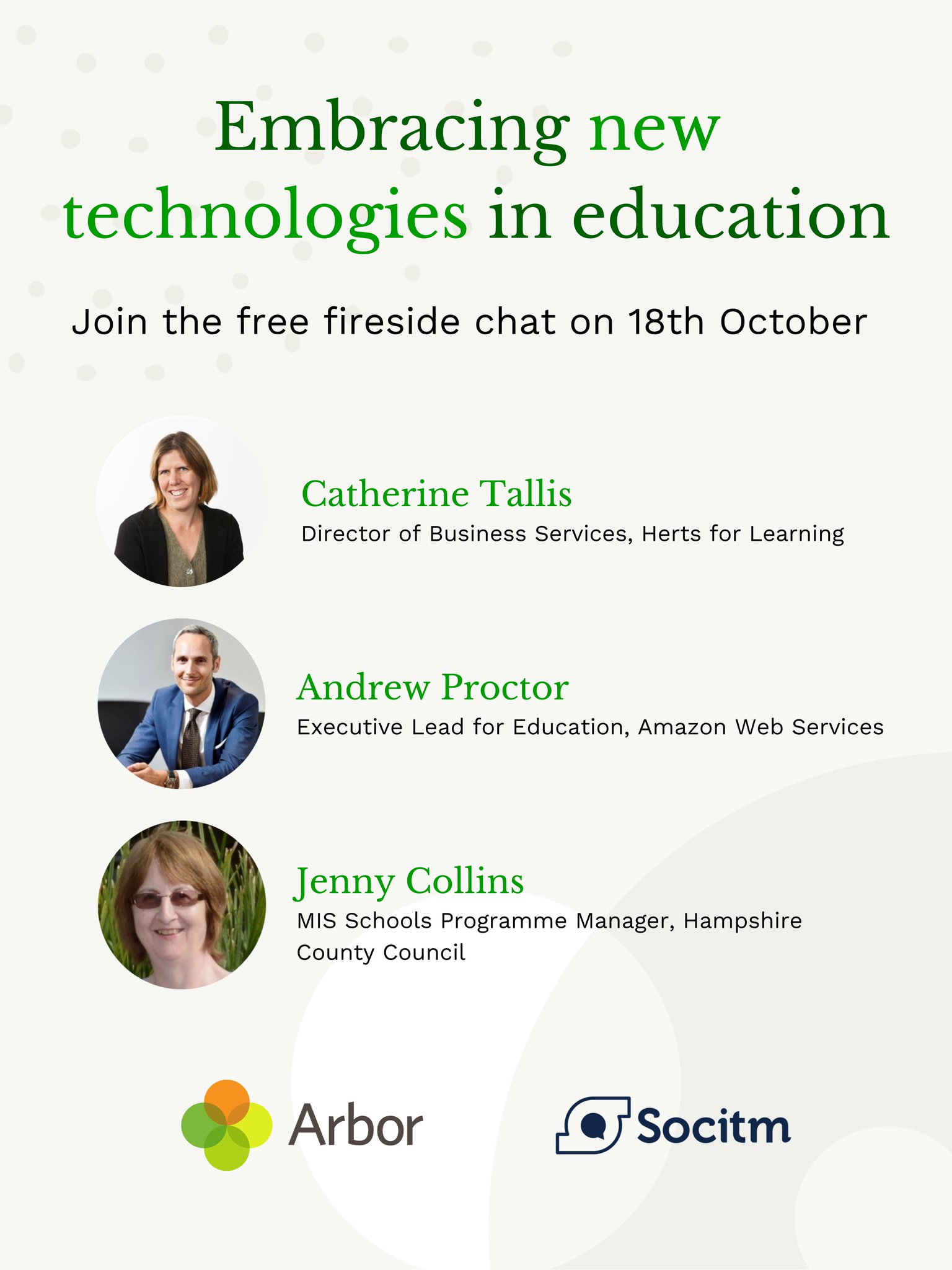 Arbor Education on Twitter "Join us on the 18th October for a fireside