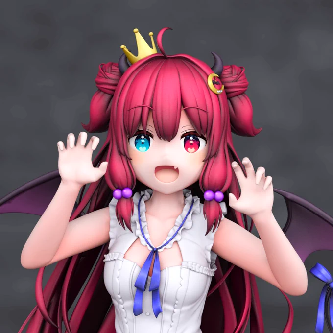 がお!ロアなのだ! #ロアート #wf2023w #3DCG 