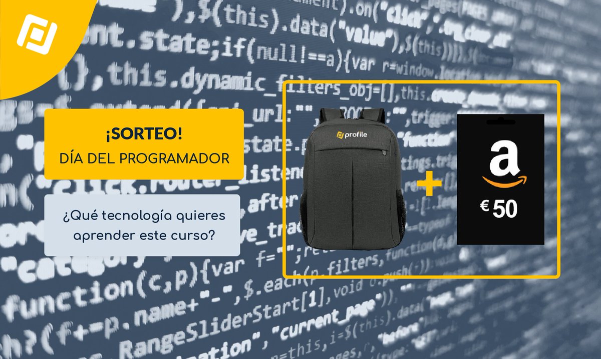 EsProfile's tweet image. ⭐SORTEO⭐ Hoy es el #DíaDelProgramador 👩🏻‍💻👨🏼‍💻 y queremos celebrarlo por todo lo alto con este #sorteo. ¿Quieres ganar esta mochila tan chula para llevar el portátil y un cheque de Amazon de 50€? Te contamos cómo participar en este hilo👇

#programador #programadores #dev