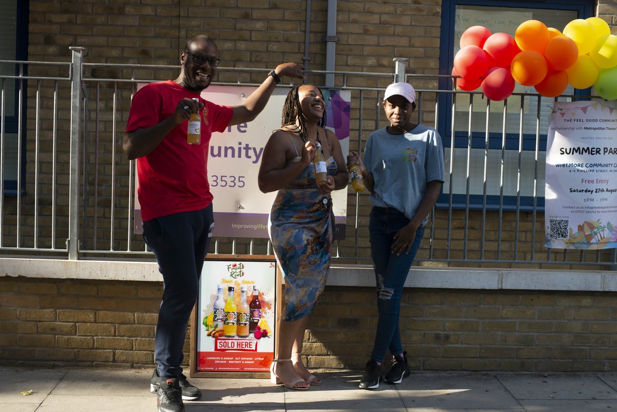 *Appreciation Post*

Brenton and his team @fruitsandrootsitaljuice_ stopped by at our Summer party and gave guests a taste of their refreshing range of natural juices. If you are looking for delicious drinks for any special occasion, get in touch
#naturaljuice #hackney #london