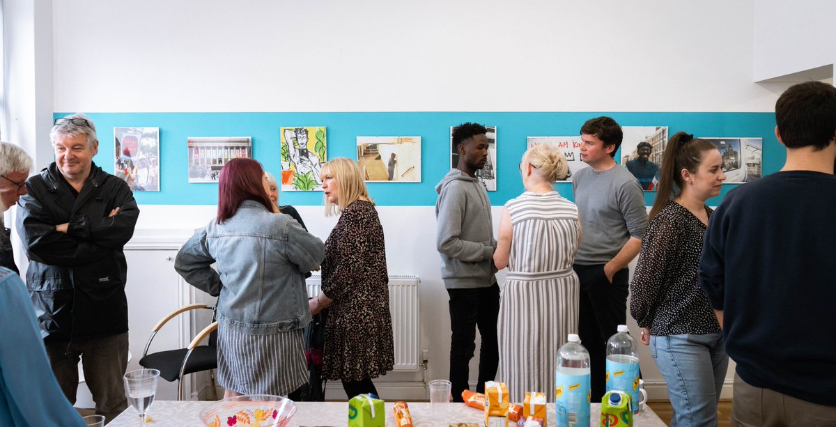 DeadPigeonG's tweet photo. Ain't No Time To Hate, 2022. Opening night.

📷 @jftfilm

A project to bring the work of @awf_liverpool and @DanCardenMP together in Anfield. The show is a collaborative project organised and featuring work by @JonnyTurton

🧵 https://t.co/5sjnS3kQsd
