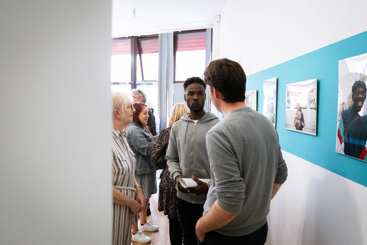 Ain't No Time To Hate, 2022. Opening night.

📷 @jftfilm

A project to bring the work of <a href="/awf_liverpool/">Anthony Walker Foundation</a> and <a href="/DanCardenMP/">Dan Carden</a> together in Anfield. The show is a collaborative project organised and featuring work by @JonnyTurton

🧵