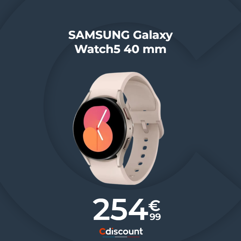 Cdiscount's tweet photo. Montre connectée faible poids : 28,7g
Idéale en cas de #tendinite 

🫶 https://t.co/vM5euAbEaw https://t.co/jUM2S4RLil