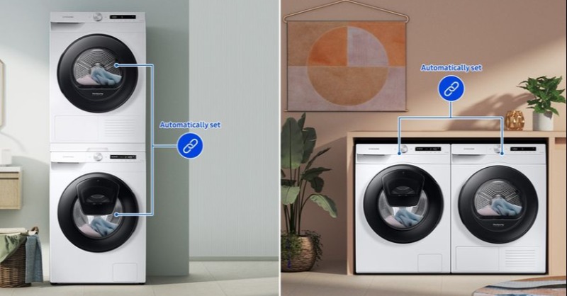SamsungSA's tweet photo. Control and pass on your wash cycle info to your Dryer using the #SmartThingsApp.
