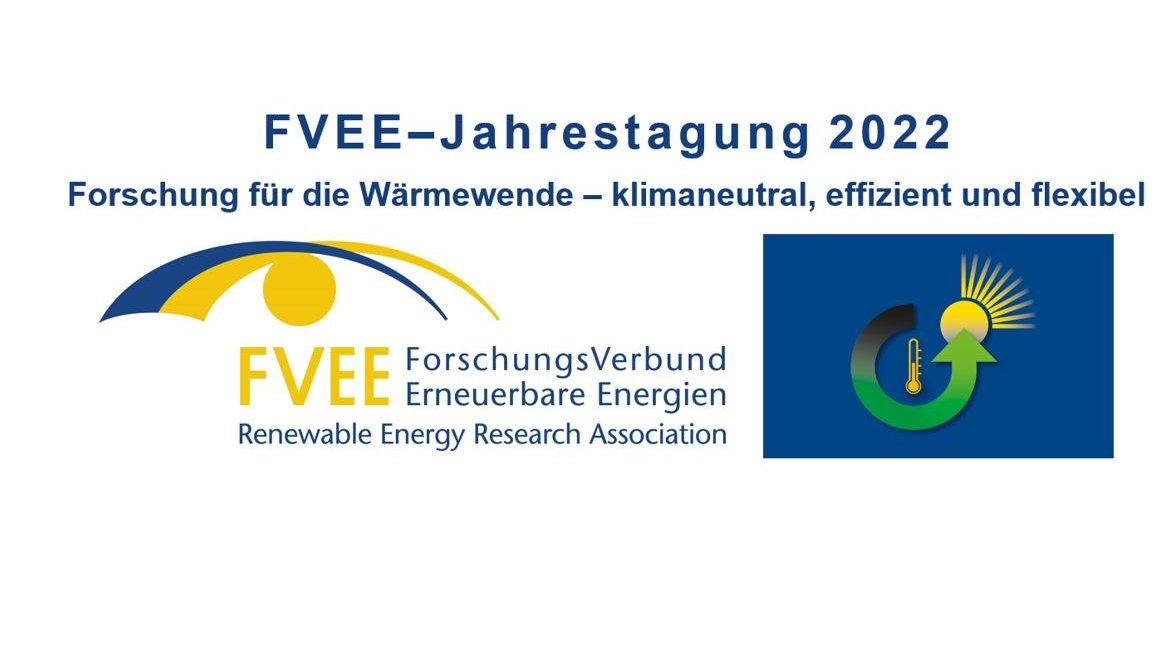 Eventtipp: Jahrestagung des ForschungsVerbunds Erneuerbare Energien @FVEE_de am 12. und 13. Oktober 2022 im Umweltforum #Berlin und online: "#Forschung für die Wärmewende – #klimaneutral, effizient und flexibel" 