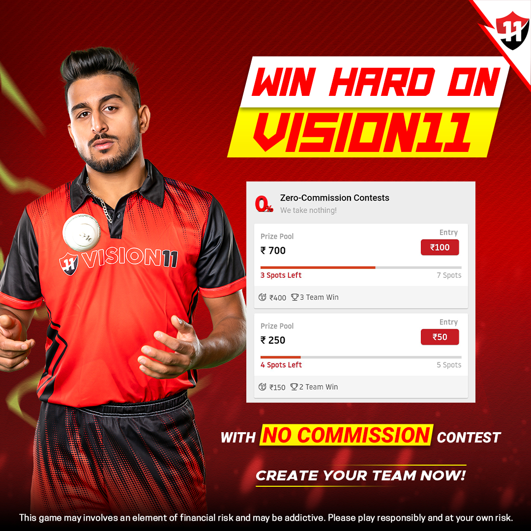 Vision11ofc's tweet photo. Isse aachi deal milegi kya? No commission only earning🤑

Kiska intezar kar rahe ho? Aabh toh #Vision11 peh team bana lo!🏏😎

#zerocommission #vision11app #fantasycricket #NoCommission #CreateTeam #WinHard #PlayBold https://t.co/LEkBA4BmIF