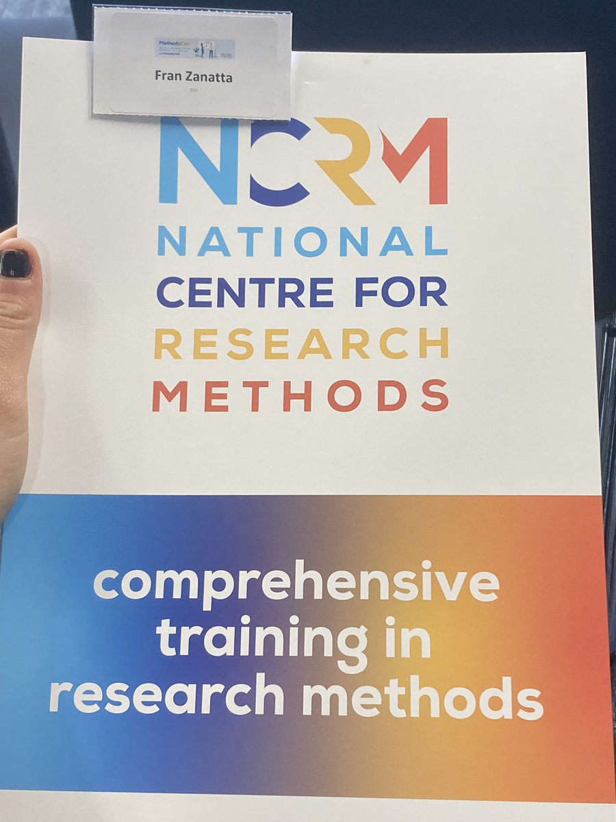 Expect loads of tweets on #MethodsCon sessions over the next two days 💕 Fantastic opportunity to learn loads on #methods #interdisciplinarity #research to then share with colleagues @arc_nt @ucl_dahr