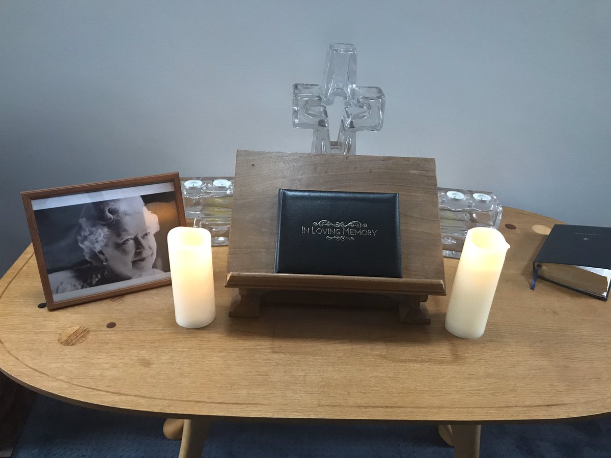 As part of our days of mourning, a book of condolence for all members of the St. Swithun’s Community to contribute to.