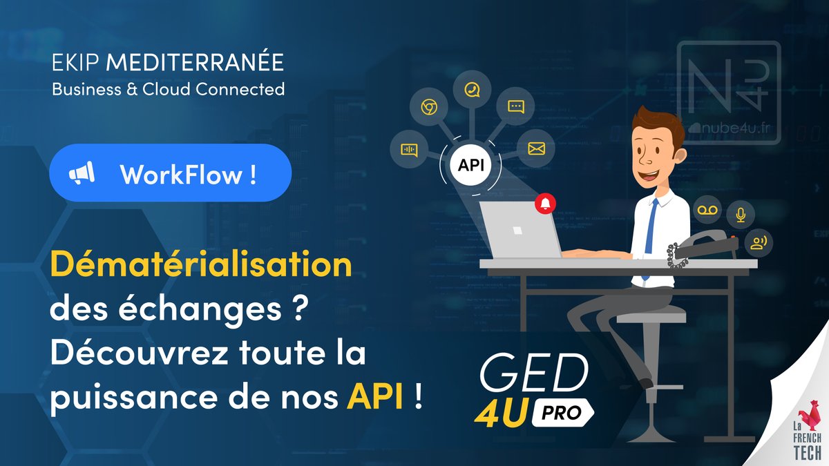 e_kipMed's tweet photo. Gagnez du temps : plus de Réactivité et de fiabilité dans les traitements !

Factures, contrats, courriers, dès à présent, choisissez GED4u version PRO et intégrez toute la puissance de nos API dans l’automatisation des échanges.

Contactez nos spécialistes au 0484256161. https://t.co/X6l9B90BIR