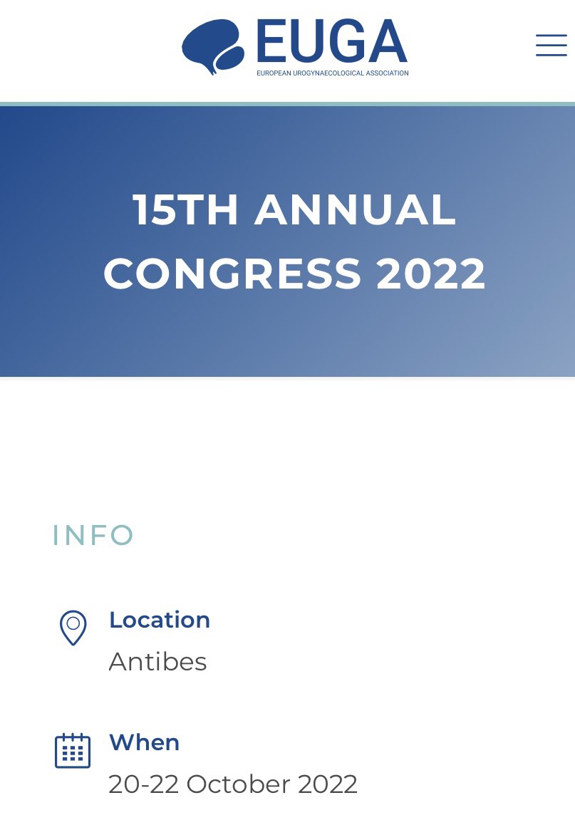 EUGA47273121's tweet photo. The EUGA scientific committee, chaired by Michele Meschia, has created an outstanding scientific programme with state-of-the-art lectures, debate, symposia, workshops & abstract sessions JOIN us on Oct 20-22nd! #CPD #latestadvances #EUGA2022 https://t.co/5Fc9Gfn9kR