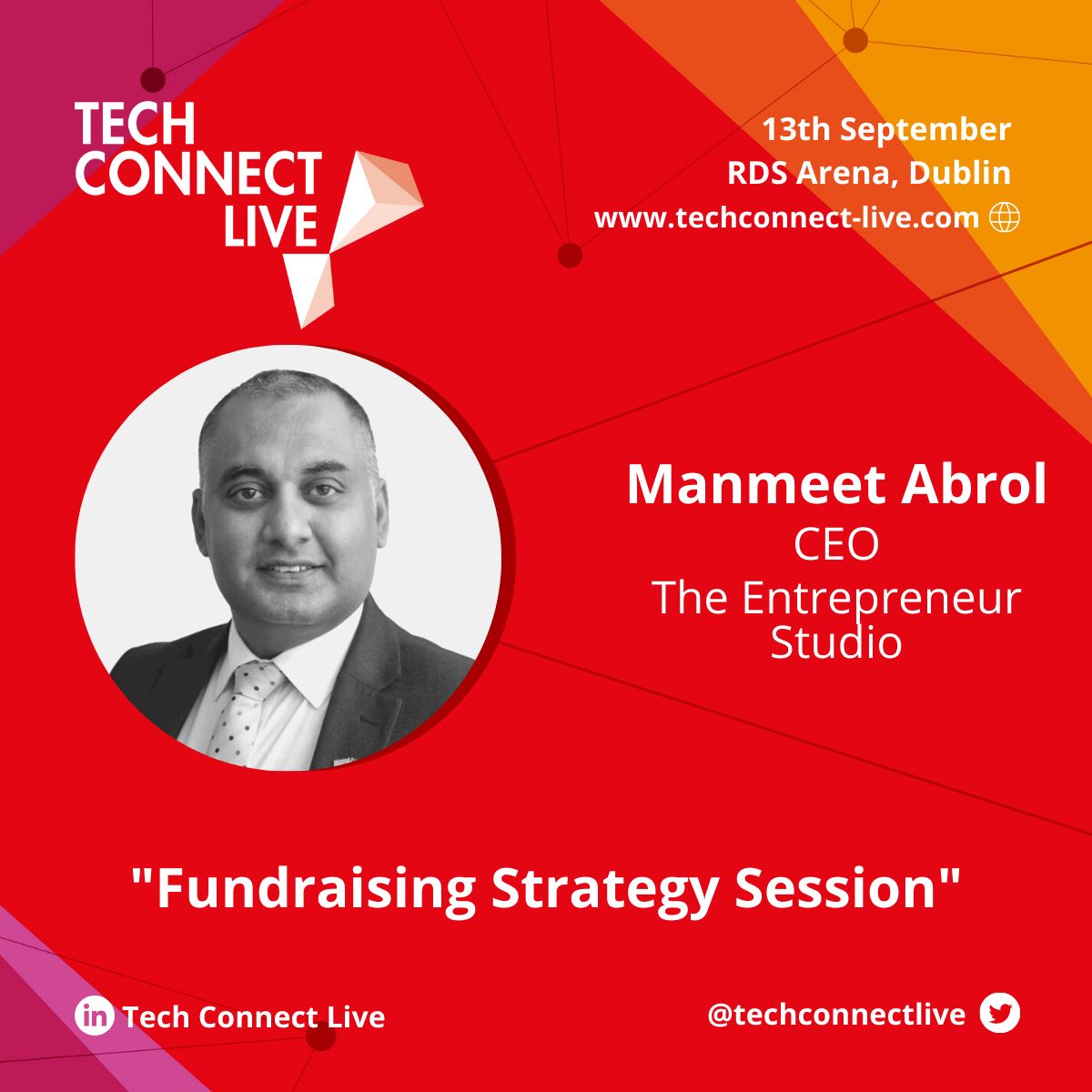 The Entrepreneur Studio (@t_e_studio) on Twitter photo Today is <a href="/techconnectlive/">Tech Connect Live</a>. The 2nd event on the TES 2022 roadshow
Currently, TES CEO & Founder, Manmeet Abrol is taking stage for a "Fundraising Strategy Session"
If your business is looking to #expand into the Irish market, then send us your #businessplan
Contact: hello@tes.team Today is <a href="/techconnectlive/">Tech Connect Live</a>. The 2nd event on the TES 2022 roadshow
Currently, TES CEO & Founder, Manmeet Abrol is taking stage for a "Fundraising Strategy Session"
If your business is looking to #expand into the Irish market, then send us your #businessplan
Contact: hello@tes.team