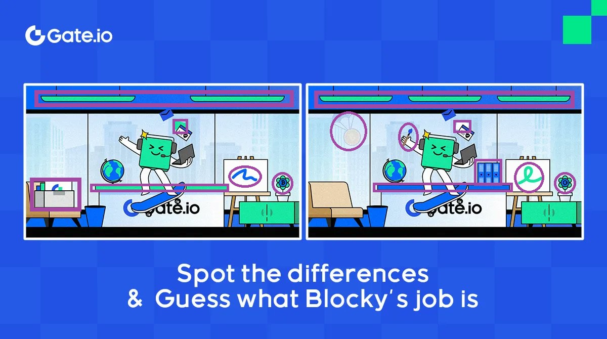 Patyy254's tweet photo. @gate_io 9 differences and Blocky's is showing them https://t.co/6KWJJzPqxH