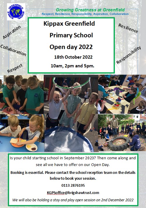 GreenfieldsKGPS's tweet photo. Is your child due to start school in September 2023? Come along and visit us on our Open Day this year and see all that we have to offer. Booking is essential. We look forward to seeing you soon! https://t.co/h0lTonupKG