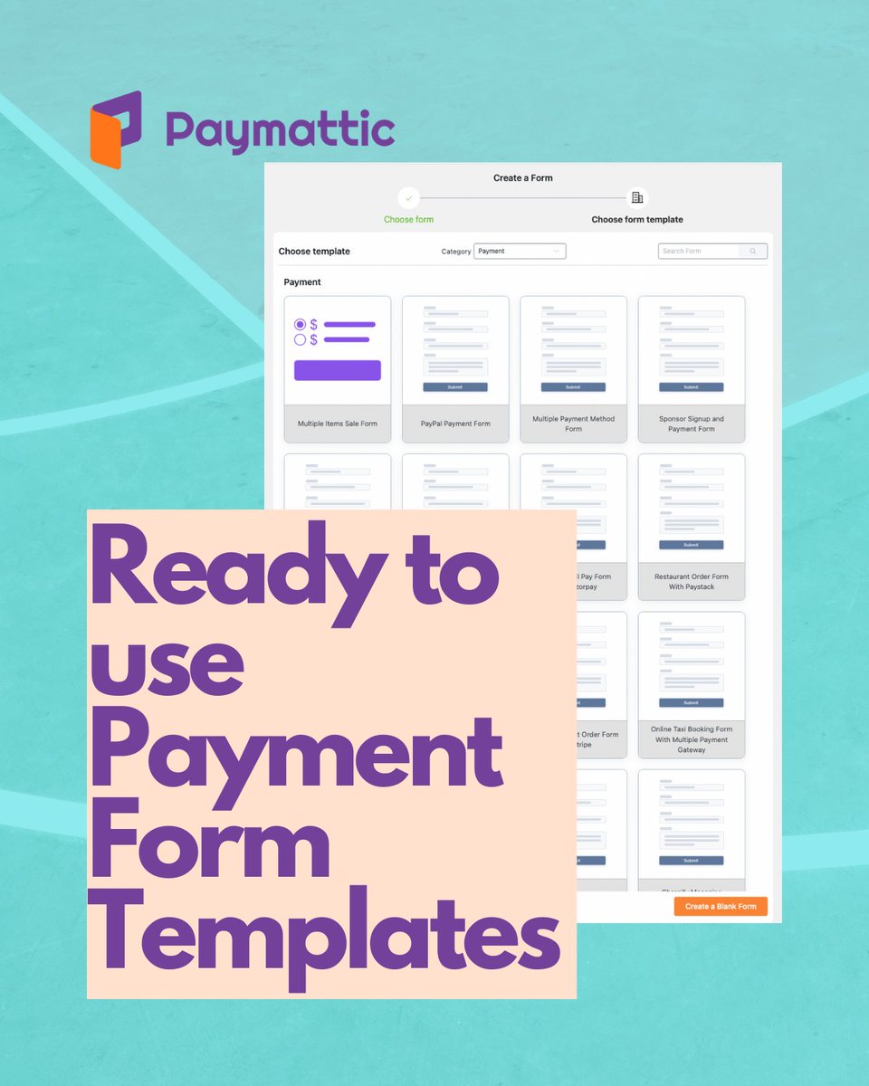 Paymattic's tweet image. Check out these awesome payment form templates that you can make in just a few minutes with @Paymattic 

#wordpresspayment #formtemplates #paymentforms

🔗 paymattic.com/wordpress-paym…