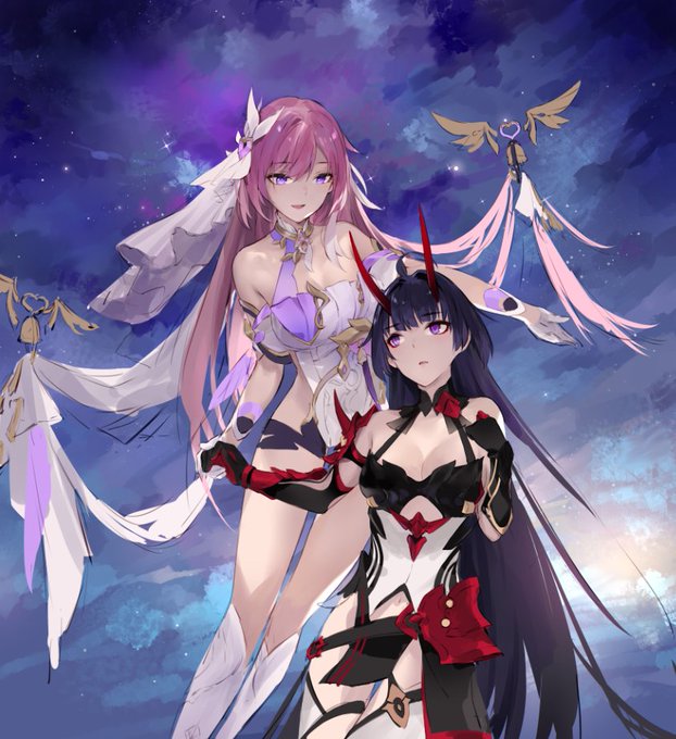 WIP Elysia &amp; Mei >~< 